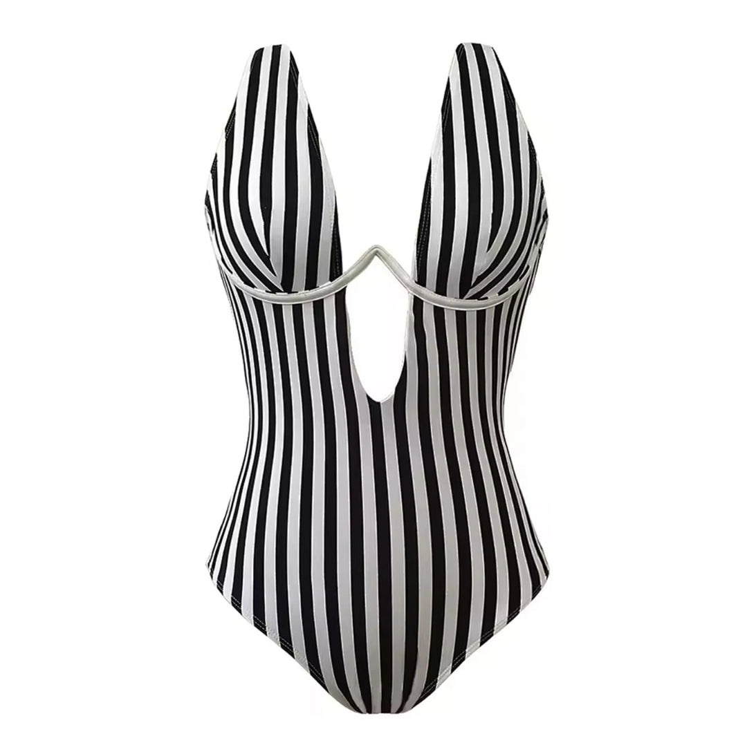 Sleek Stripe Swimsuit