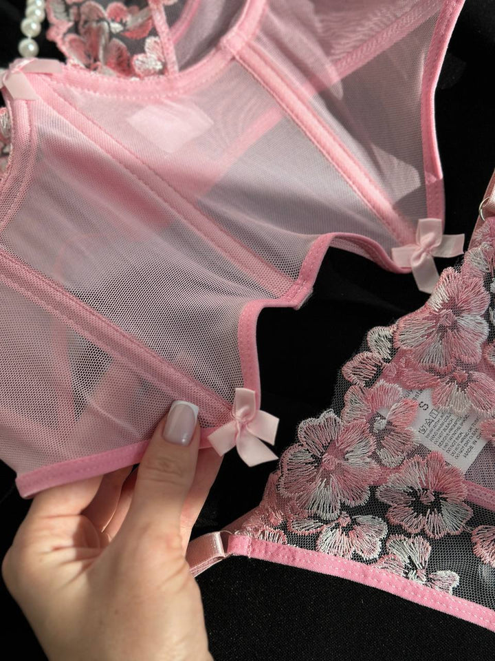Blush Pearl Lingerie Set