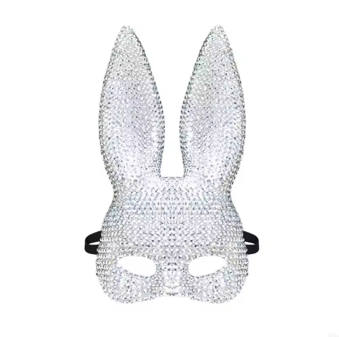Rhinestone Bunny Mask