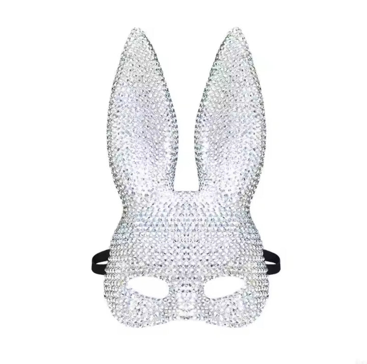 Rhinestone Bunny Mask