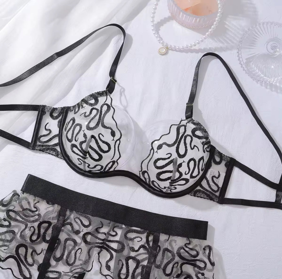 Matilde Sheer Lingerie Set