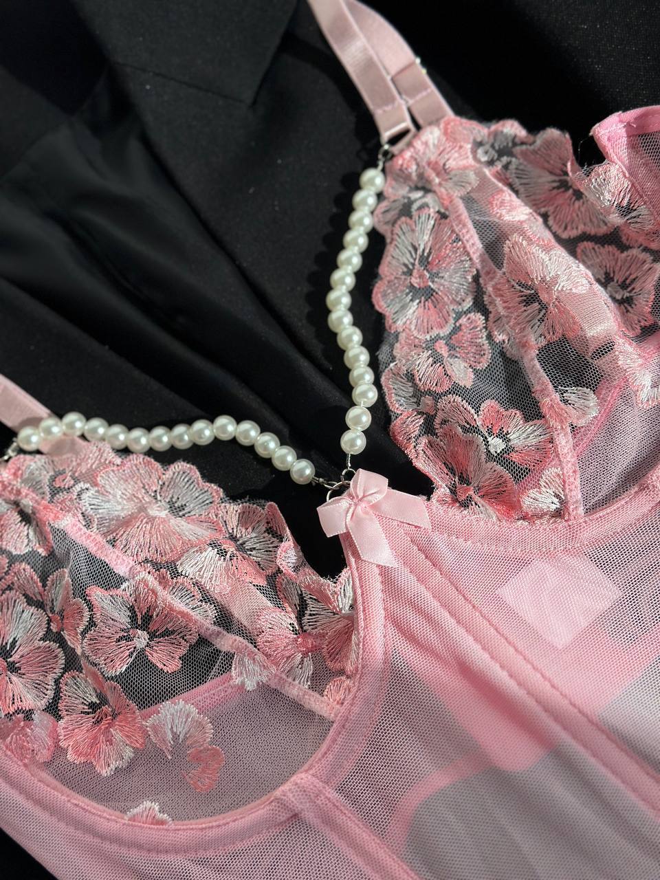 Blush Pearl Lingerie Set