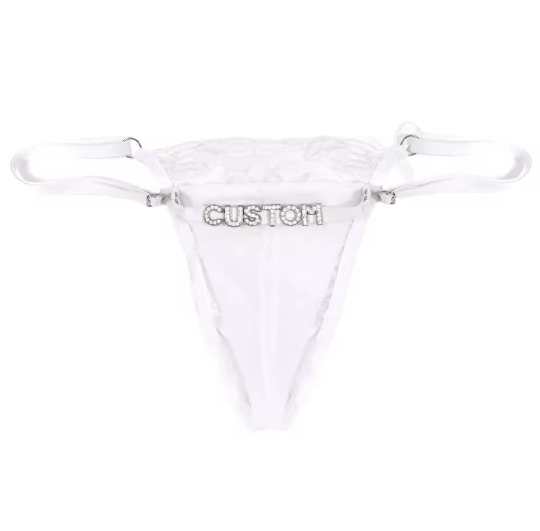 Personalized Thong Kisses
