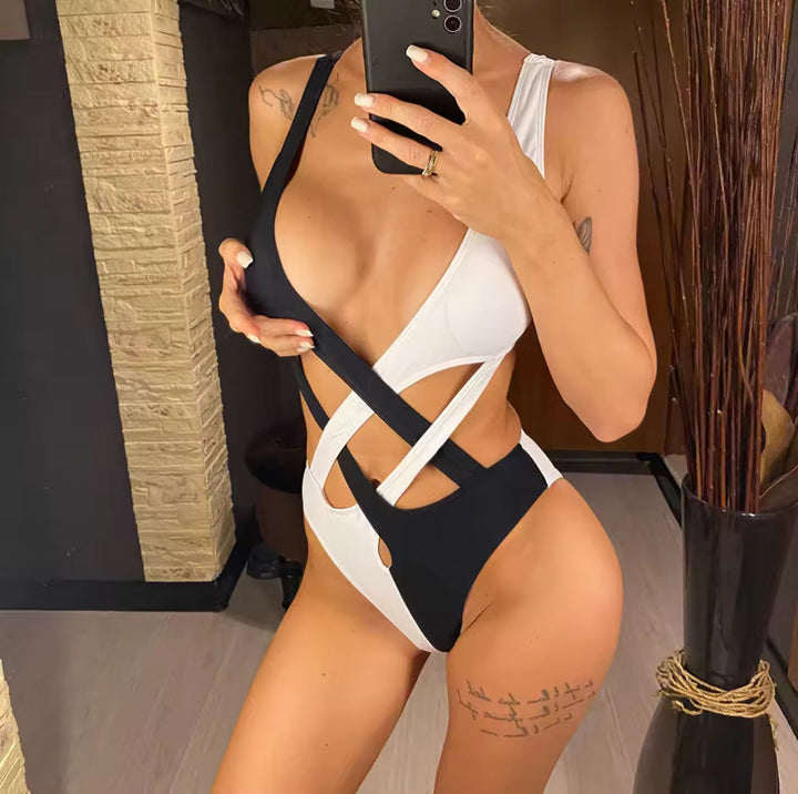 Monochrome Desire Swimsuit