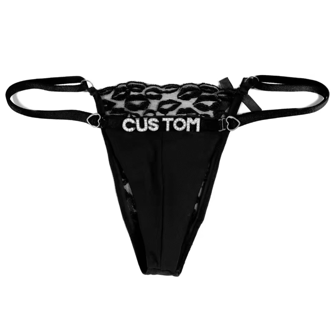 Personalized Thong Kisses
