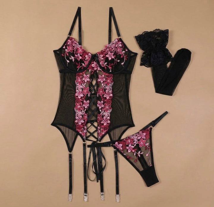 Secret Petal Corset Set