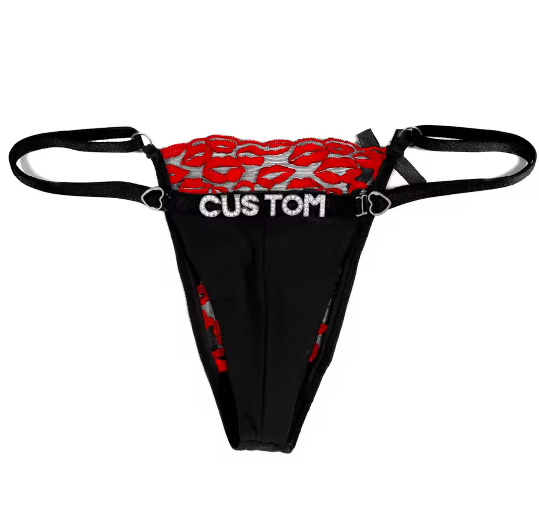 Personalized Thong Kisses