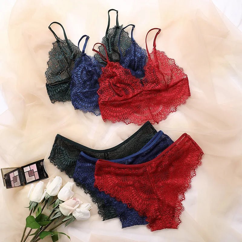 Exquisite, elegant and comfortable lace lingerie set