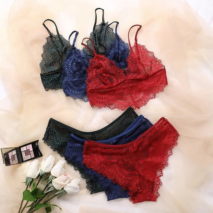 Exquisite, elegant and comfortable lace lingerie set