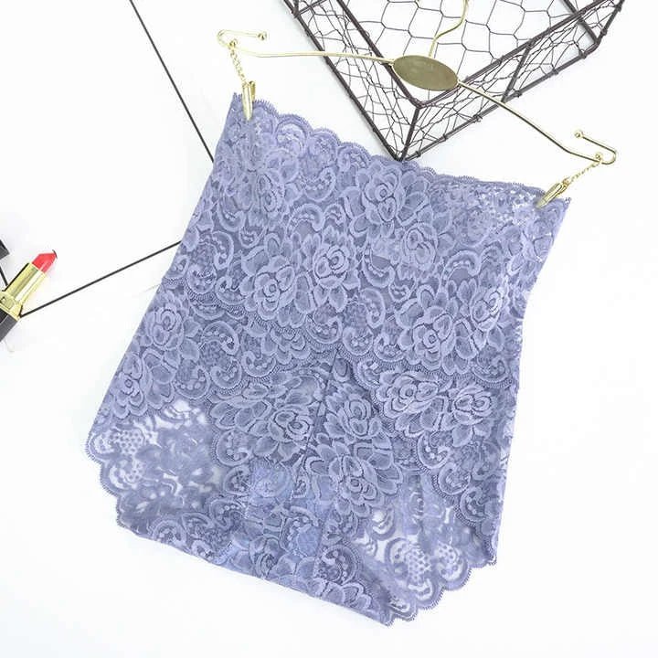 High-Waisted Lace Panties