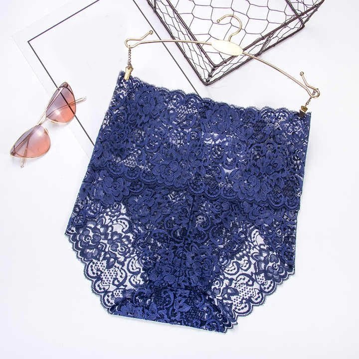 High-Waisted Lace Panties