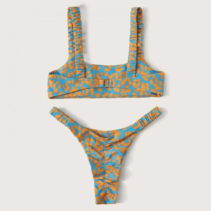Leopard Print Bikini Set