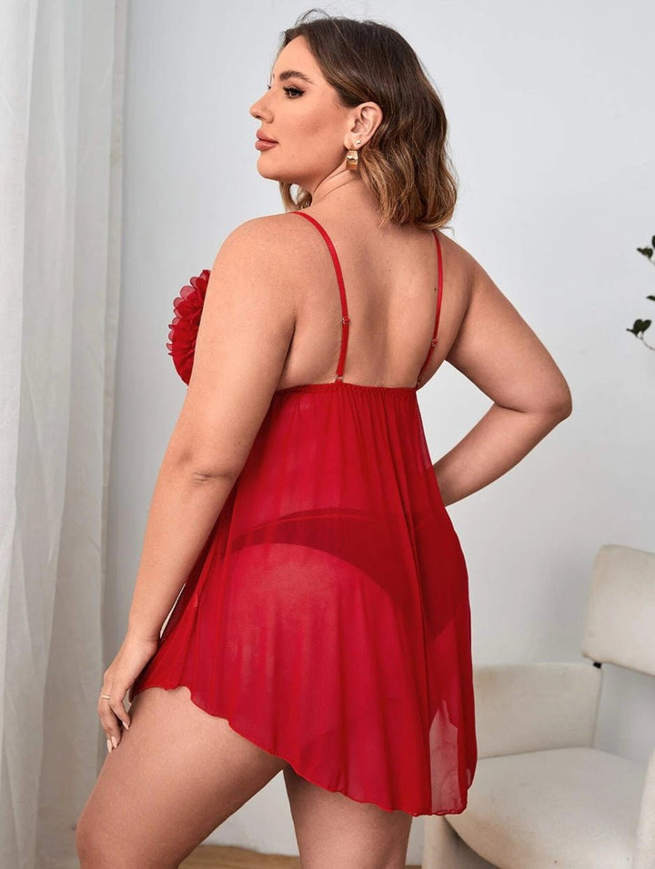 Red Lace Lingerie Set – Alluring &amp; Elegant Design