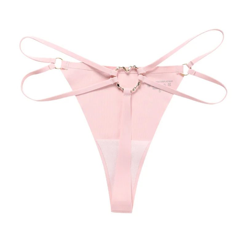 Sexy Heart Ring Thong Panties