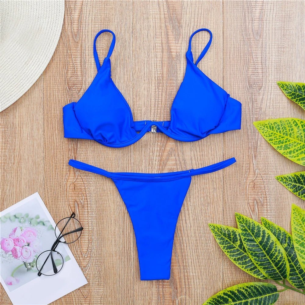 Vibrant Triangle Bikini Set