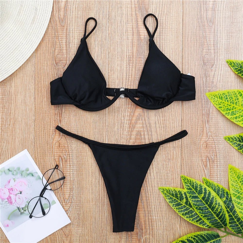Vibrant Triangle Bikini Set