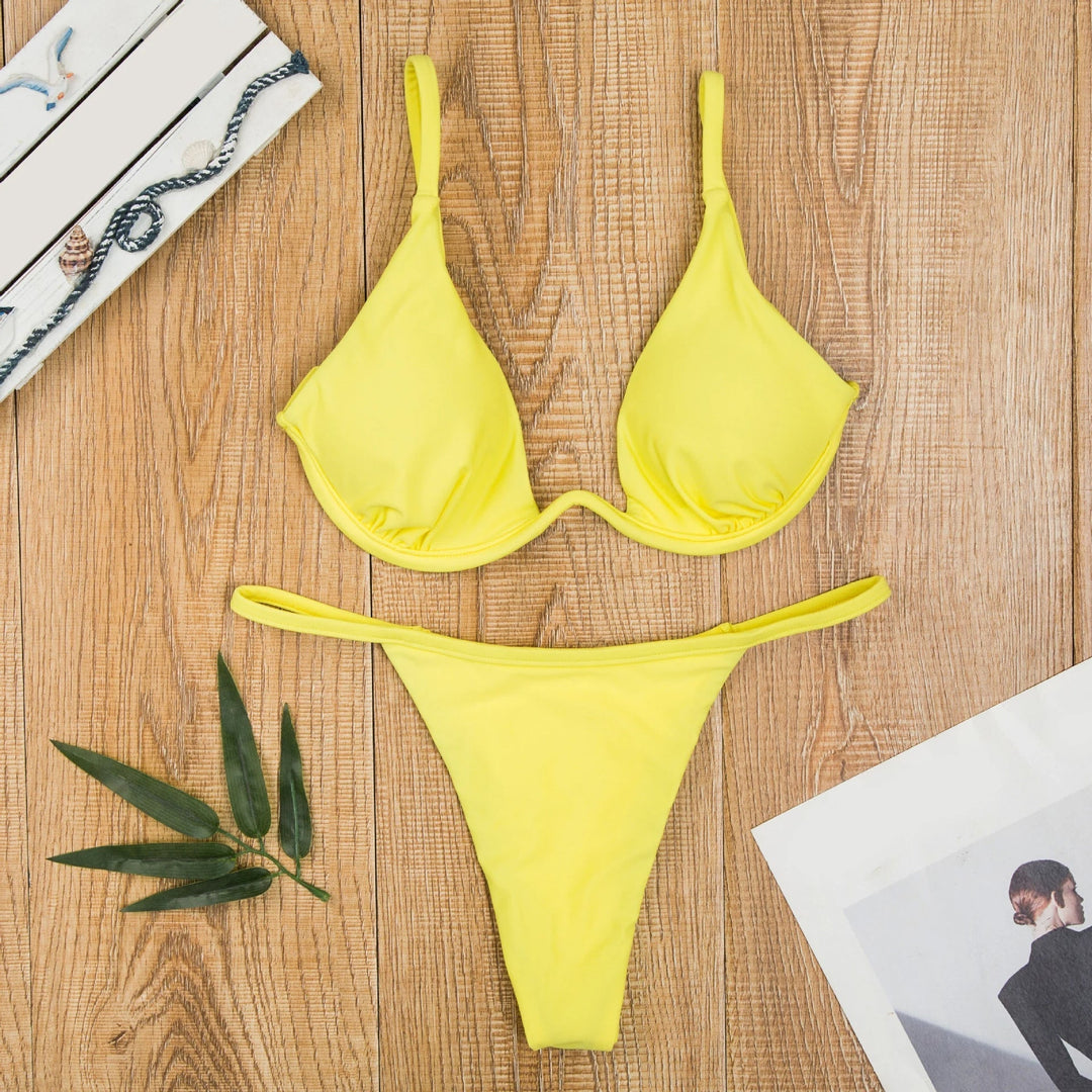 Vibrant Triangle Bikini Set