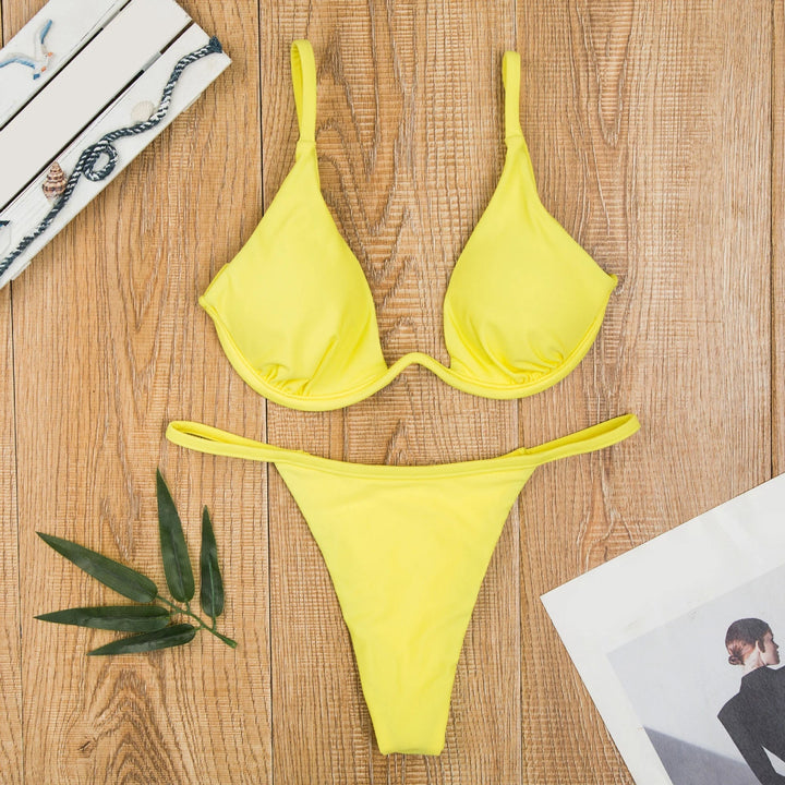 Vibrant Triangle Bikini Set