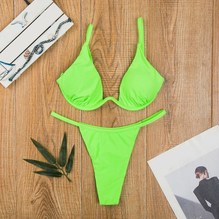 Vibrant Triangle Bikini Set