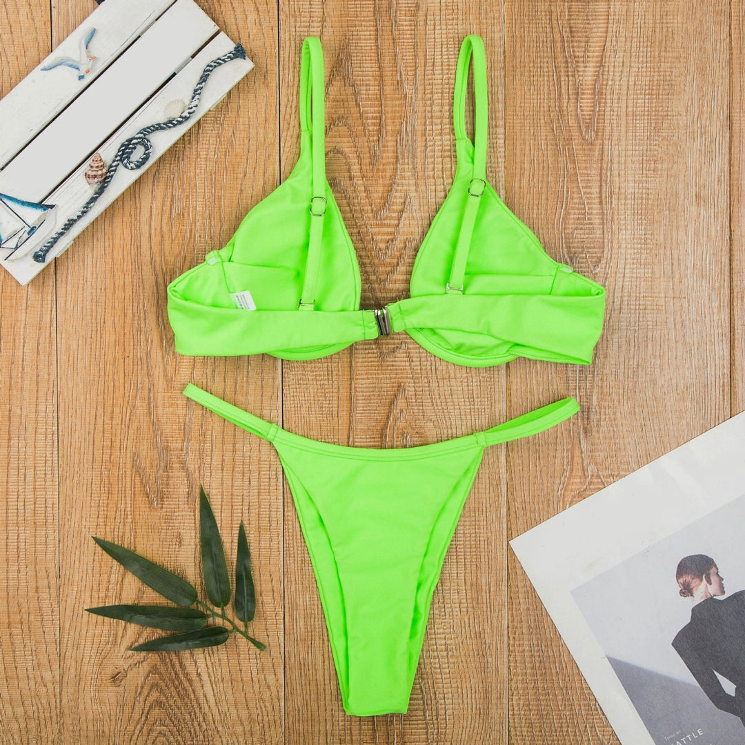 Vibrant Triangle Bikini Set