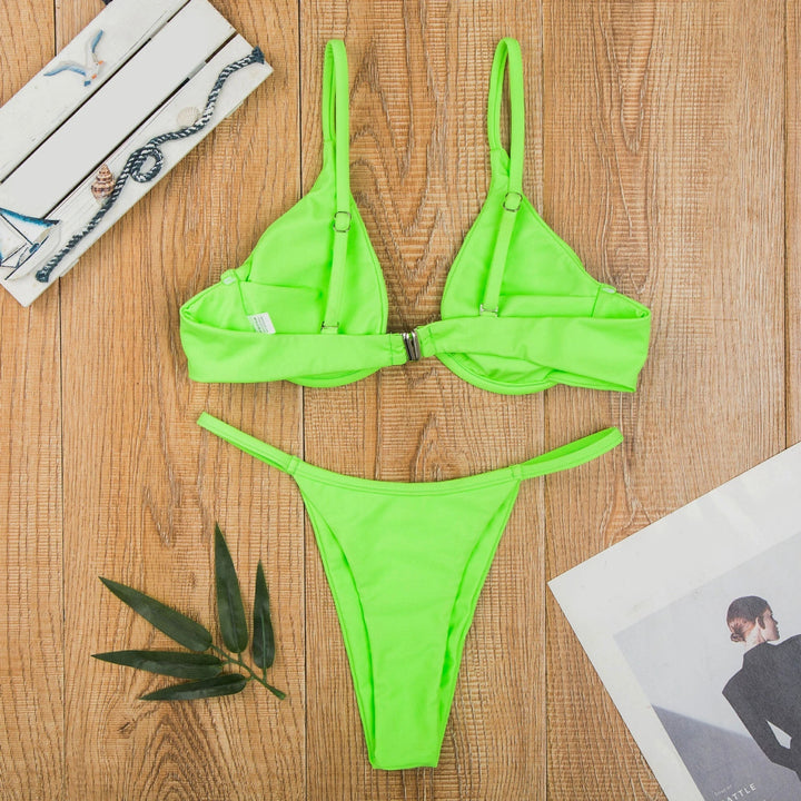 Vibrant Triangle Bikini Set