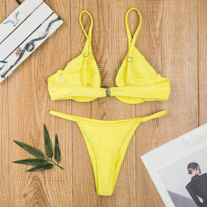 Vibrant Triangle Bikini Set