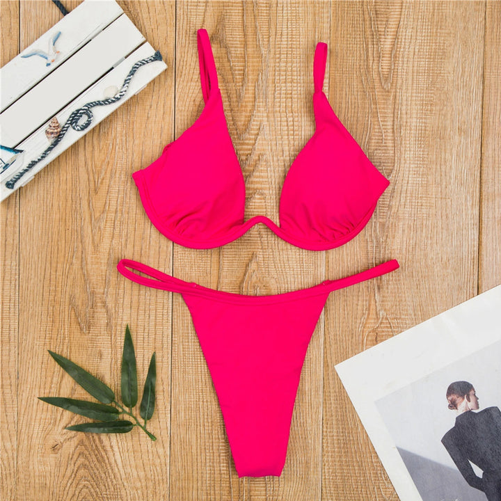 Vibrant Triangle Bikini Set
